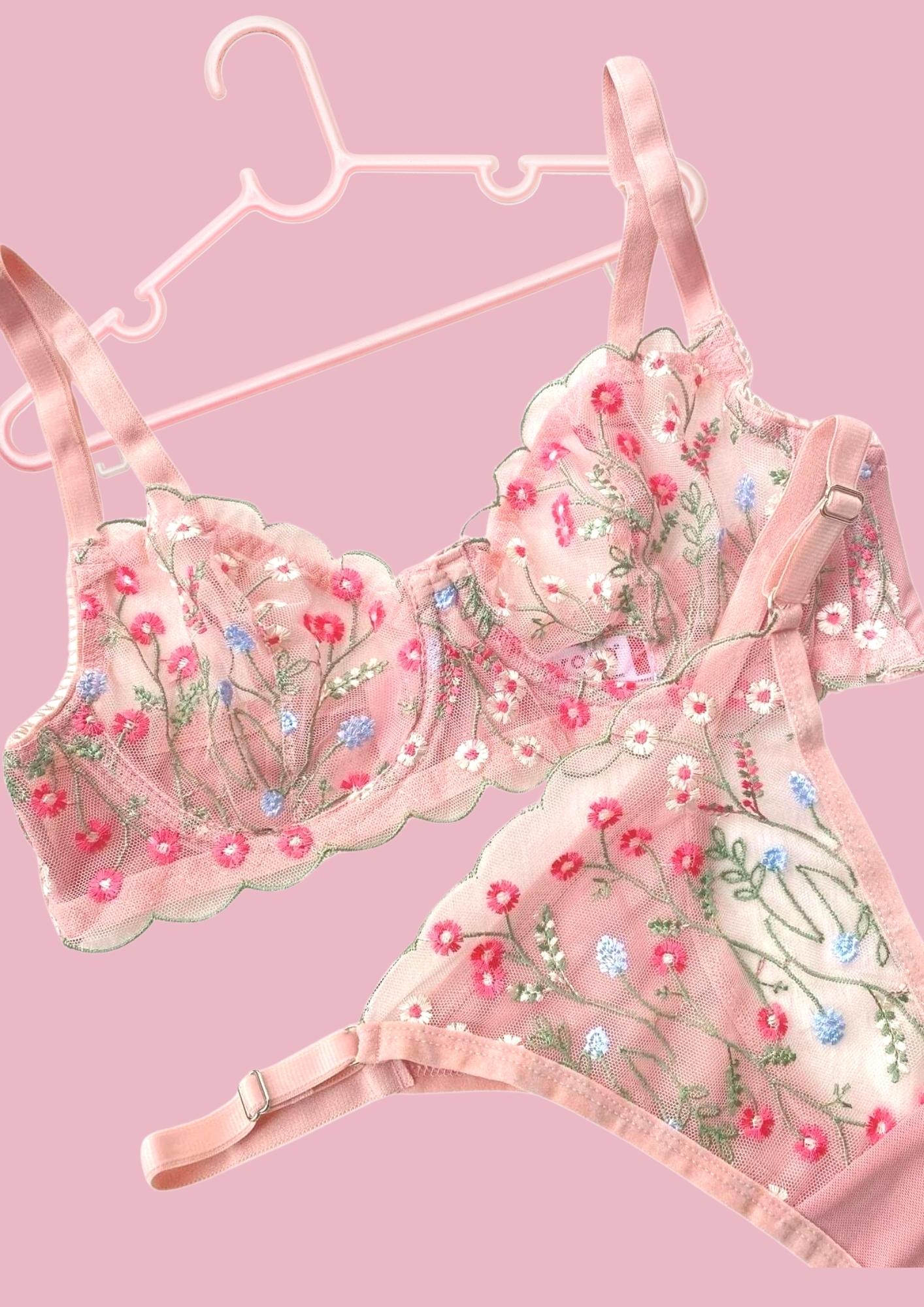 Wildflowers From My Backyard | Underwired Lingerie Set