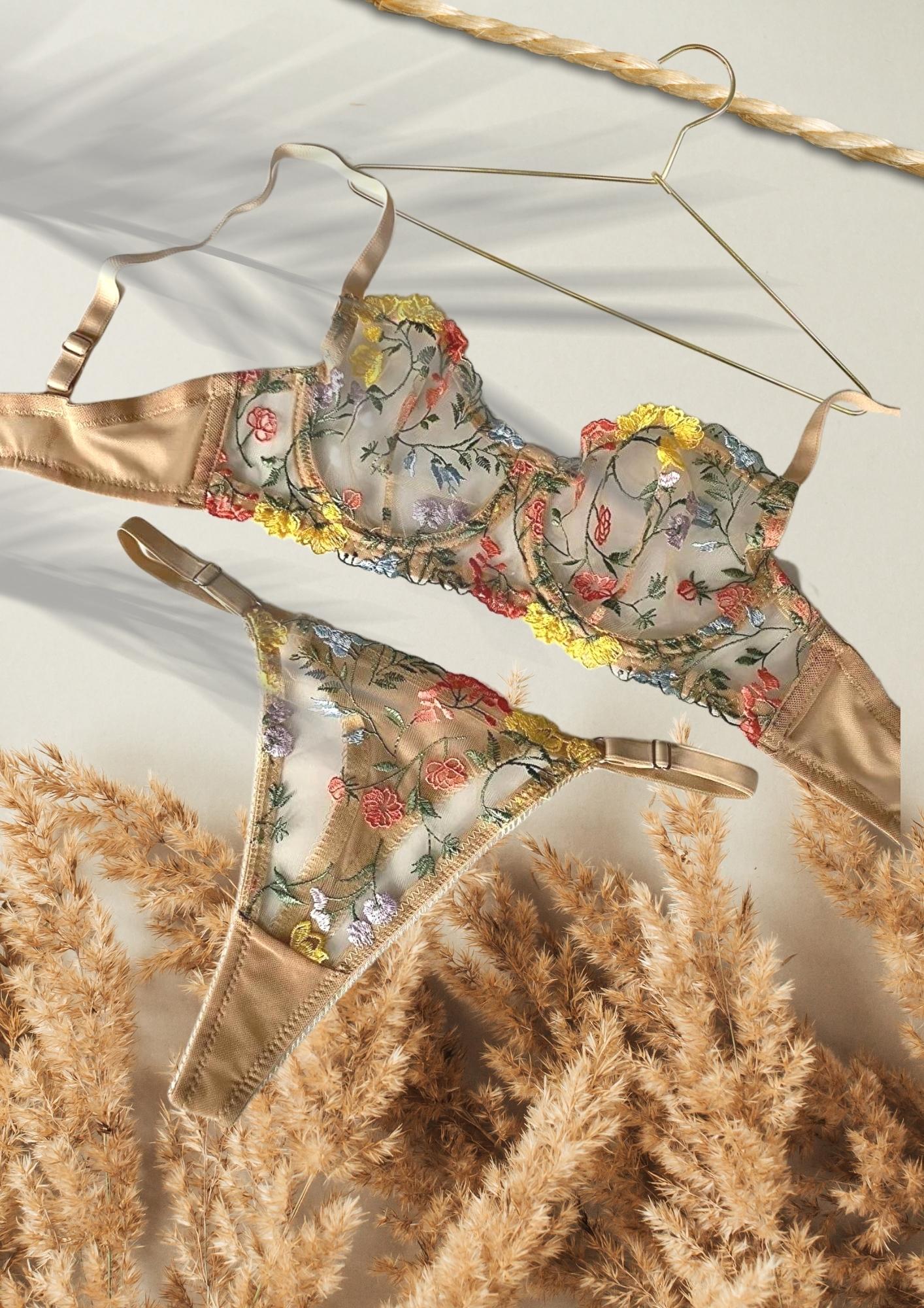 Wildflower Harvest | Underwired Lingerie Set