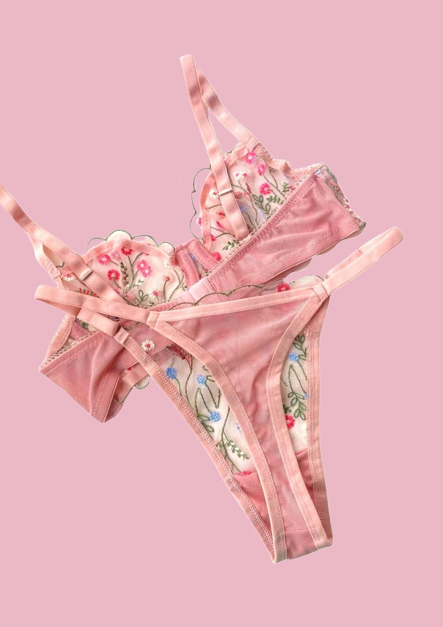 Wildflowers From My Backyard | Underwired Lingerie Set
