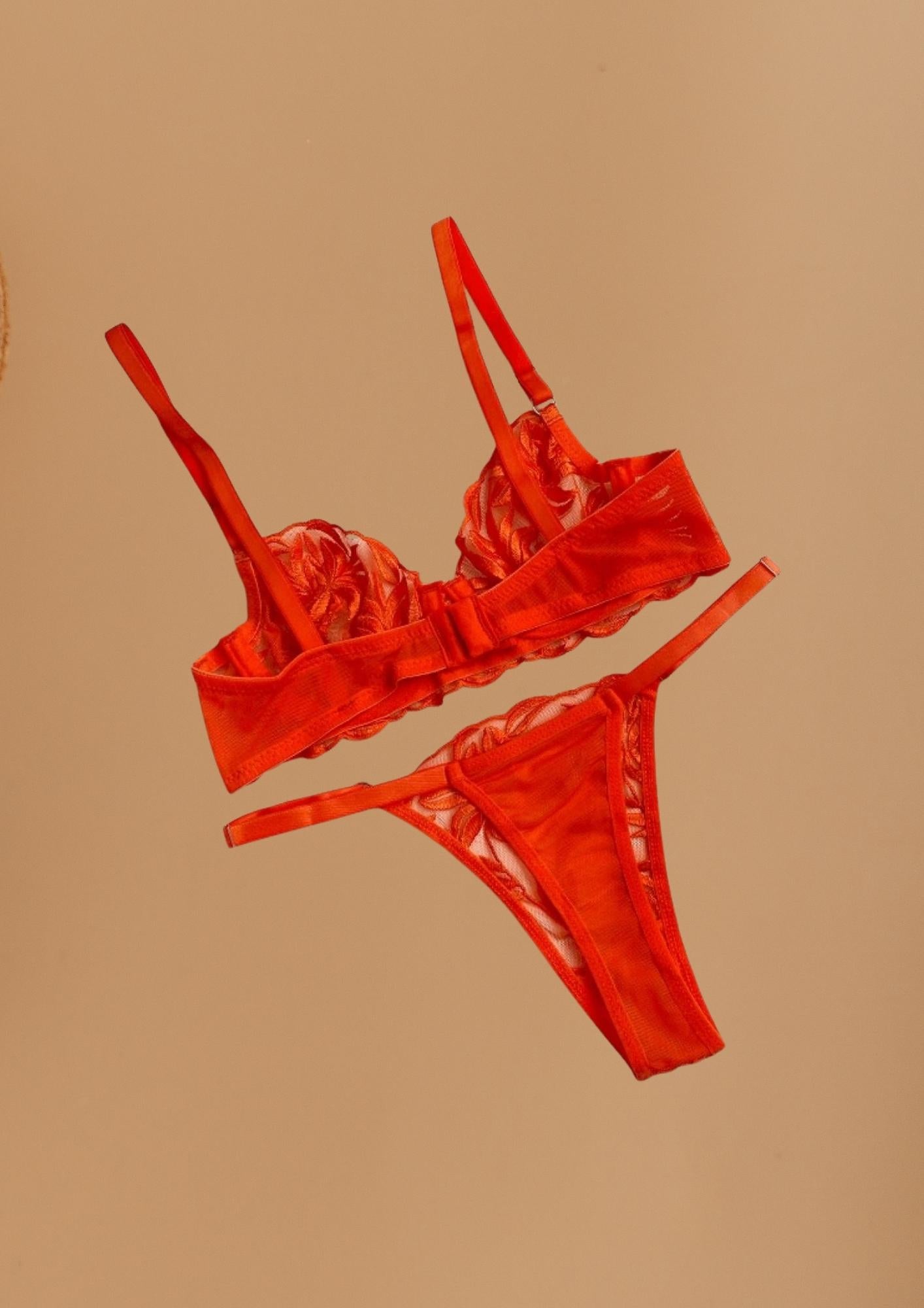 Flaming Cheetos  | Underwired Lingerie Set