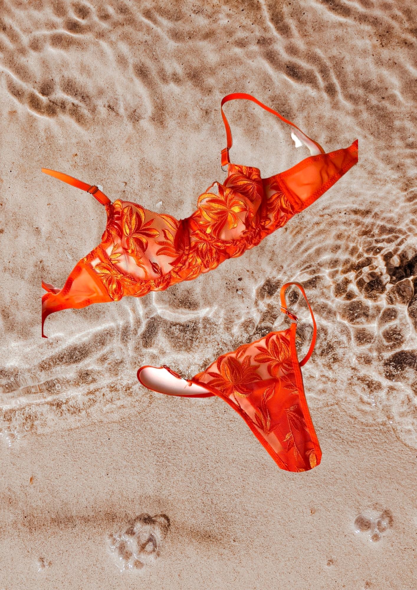 Flaming Cheetos  | Underwired Lingerie Set